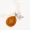 John Bead Crystal Quartz Clear Natural Stone Bracelet with Brown Agate & Skull Charm